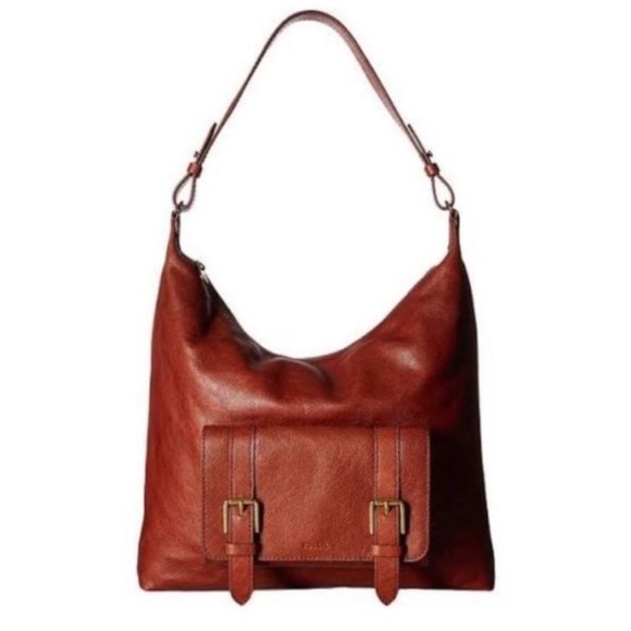 Fossil Handbags - 🍂 Fossil Cleo Hobo Leather Shoulder Bag